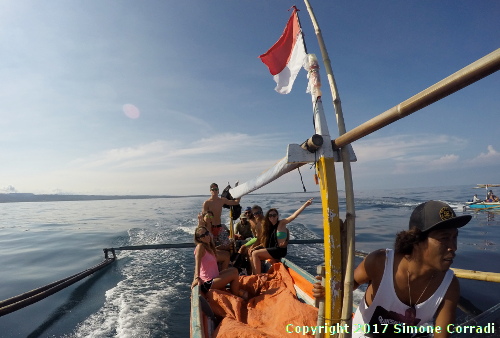 Boat to Banana Island Sumatra