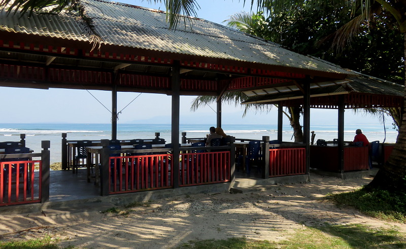 Double c's cafe Krui beach Lampung