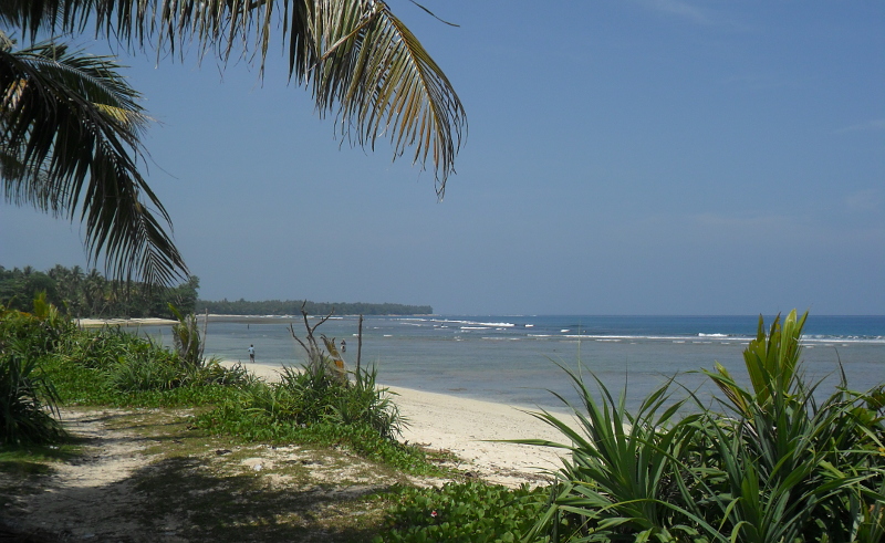 Krui beach looking South Krui beach South Sumatra