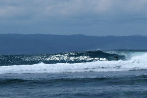 Thomas Passerini surfing Banana Island Right Sumatra