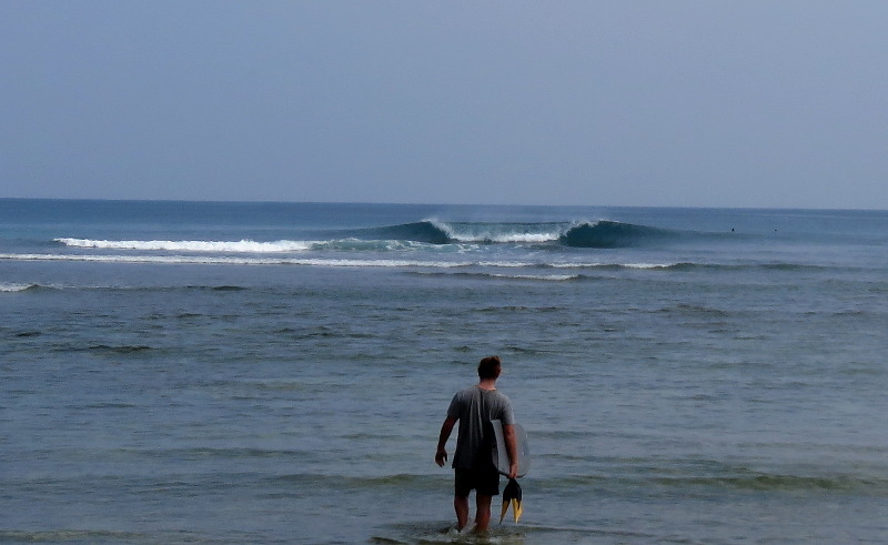 Very small day in July at The Peak Sumatra